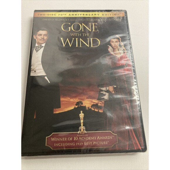 Gone With The Wind  Two Disc 70th Anniversary  Edition DVD New  READ! - Picture 1 of 8
